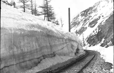 Ferrovia del Bernina d’inverno