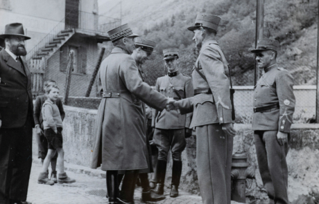 Visita del generale Guisan a Campocologno