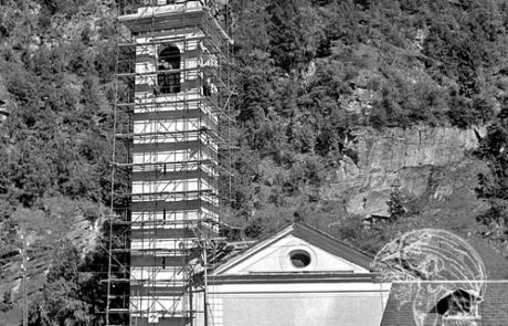 Restauro campanile chiesa riformata