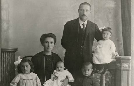 Famiglia Ottavio e Ida Cortesi-Godenzi